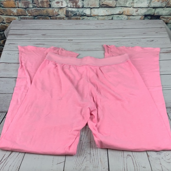 PINK by Victoria Secret "LOVE" pink lounge pants  sz S - Picture 10 of 15